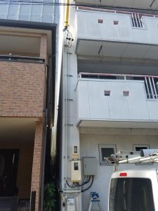名古屋市千種区にて引込口配線電気工事