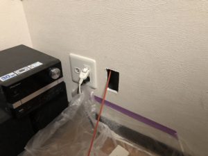 名古屋市東区の店舗様にて200Ｖコンセントの増設電気工事