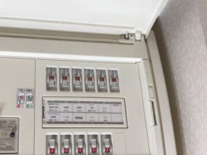 名古屋市東区の店舗様にて200Ｖコンセントの増設電気工事