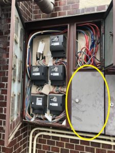 名古屋市千種区のマンションにてブレーカーの取替電気工事