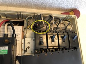 名古屋市中川区のマンションにてブレーカーの取替電気工事