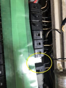 名古屋市港区のオフィスにてブレーカーの取替電気工事
